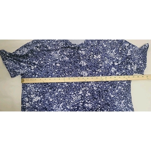 Mens Under Armour Golf Polo Shirt, XL, Purple Splatter - Picture 10 of 12